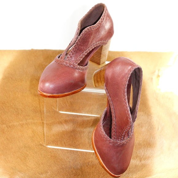 ELF Shoes - Elf Spirit Walker Artisan Handcrafted Vintage Brown Leather Booties, Size 7